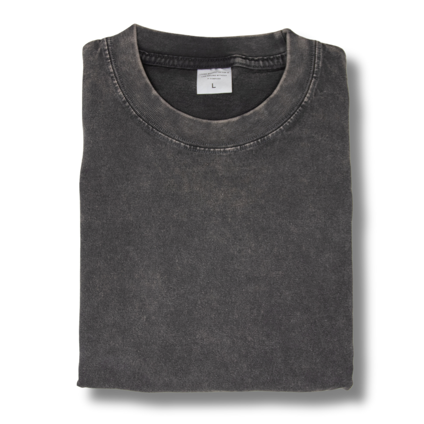 Blank Heavyweight Vintage Tee - Gharcoal