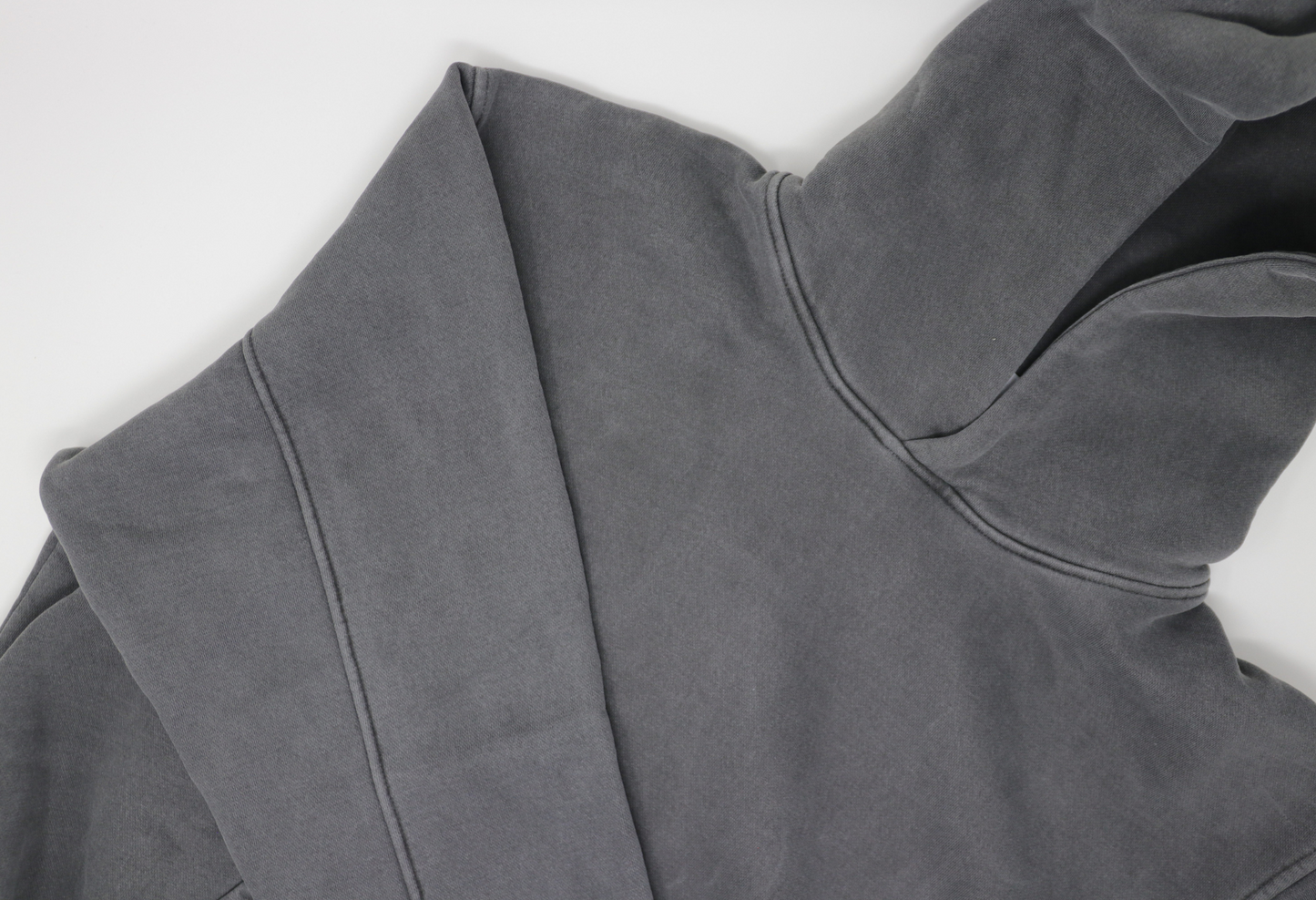 Blank Essential Hoodie - Charcoal