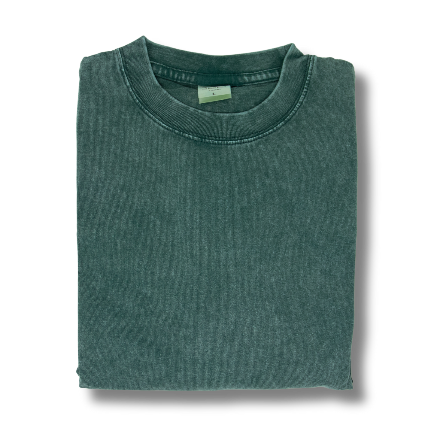 Blank Heavyweight Vintage Tee - Forest Green