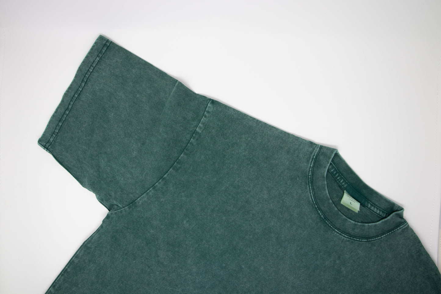 Blank Heavyweight Vintage Tee - Forest Green