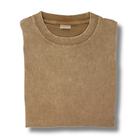 Blank Heavyweight Vintage Tee - Sandstone