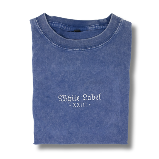 White Label Signature Tee - Blue