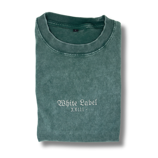 White Label Signature Tee - Forest Green