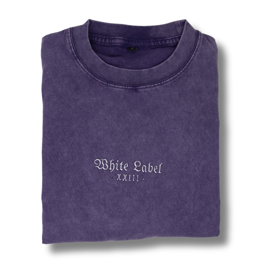 White Label Signature Tee - Purple