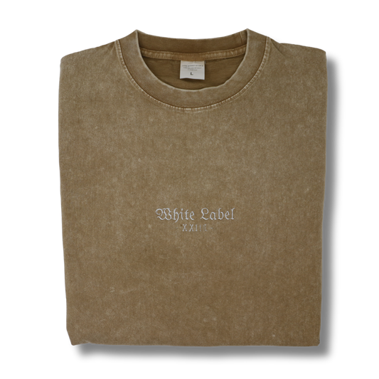 White Label Signature Tee - Sandstone